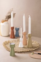 Kandelaar Creativ Company hout conisch 14.5cm 1 Stuk-2