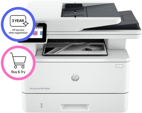 Multifunctional Laser HP laserjet 4102dw 1 Stuk-4