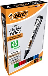 Viltstift Bic 2300 ecolutions schuin M ass 4 Stuk