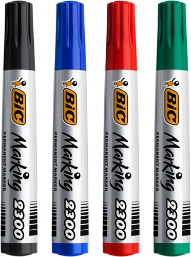 Viltstift Bic 2300 ecolutions schuin M ass 4 Stuk-2