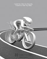 Sleutelhanger Metalmorphosef fiets 1 Stuk-1