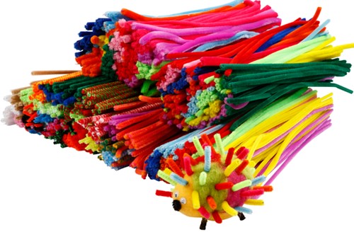 Chenilledraad Crea Com 30cm 700 stuks assorti 700 Stuk-1