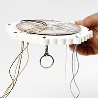 Sleutelring Crea Com zilverkleurig 25mm 100 stuks 100 Stuk-3