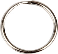 Sleutelring Crea Com zilverkleurig 25mm 100 stuks 100 Stuk