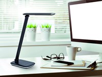 Bureaulamp MAUL Jazzy dimbaar USB-poort zwart 1 Stuk-1