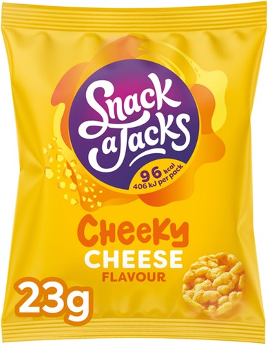 Mini rijstwafels Snack-a-Jacks cheese 8 Stuk