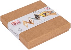 Leporello box walther 11 foto 10x10 kraft 1 Stuk