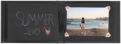 Fotoalbum walther mini 24 foto 13x18 hor zwart 1 Stuk-2