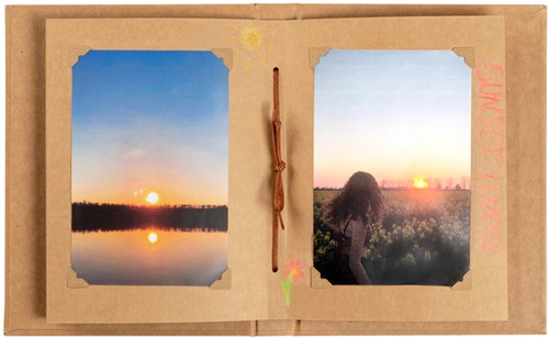 Fotoalbum walther mini 24 foto 13x18 vert kraft 1 Stuk-2