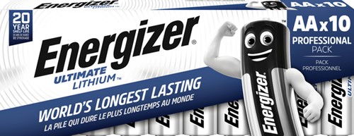 Batterij Energizer Ultimate Lithium 10x AA 10 Stuk