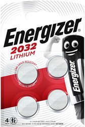 Batterij Energizer CR2032 lithium 4st 4 Stuk