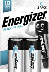 Batterij Energizer Max Plus C alkaline 2st 2 Stuk