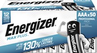 Batterij Energizer Max Plus AAA alkaline 50st 50 Stuk