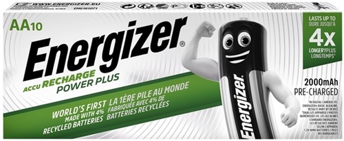 Batterij oplaadbaar Energizer AA 10st 10 Stuk