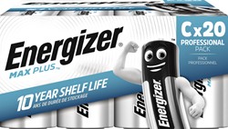 Batterij Energizer Max Plus C alkaline 20st 20 Stuk