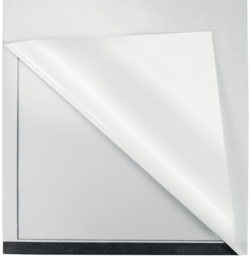 Infokader Nobo zelfklevend A4 zilver 2 stuks-4