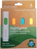Markeerstift Econovo assorti 4 Stuk