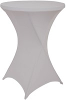 Tafelrok BRASQ voor statafel 80cm grijs 1 Stuk