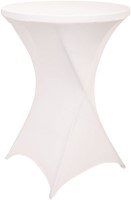 Tafelrok BRASQ voor statafel 80cm wit 1 Stuk