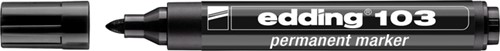 Viltstift edding 103 rond medium zwart 1 Stuk
