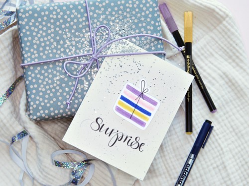 Brushpen edding 1340 10st glitter assorti 10 Stuk-1