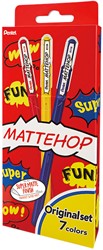 Gelschrijver Pentel K110 Mattehop Fun Origin M ass 7 Stuk