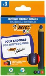 Whiteboardpotlood BicKids Multi Surface 3st ass 3 Stuk