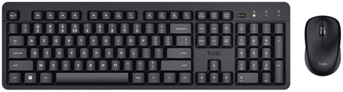 Toetsenbord Trust Ody II draadloos + muis Azerty 1 Stuk