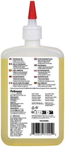 Olie voor papiervernietiger Fellowes 355ml 355 Milliliter-3