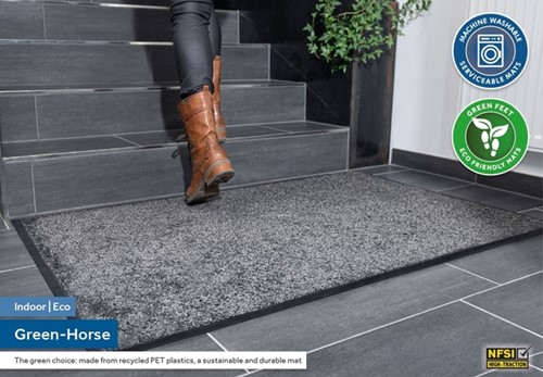 Inloopmat Green-Horse Indoor Pro 85x150cm zwart-2