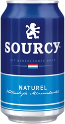 Water Sourcy blauw blik 330ml 330 Milliliter