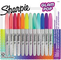 Viltstift Sharpie Glampop F 12st assorti 12 Stuk