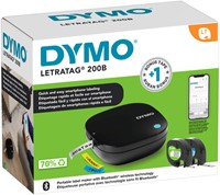 Labelprinter Dymo LetraTag 200B 12mm zwart promo 1 Stuk-3