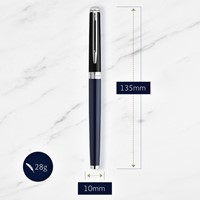 Rollerpen Waterman Hemisp Colour Block CT F zw-bl 1 Stuk-2