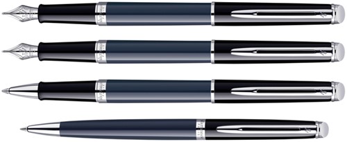 Vulpen Waterman Hemisp Colour Block CT M zw-bl 1 Stuk-2