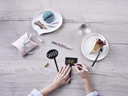 Krijtstift edding 4085 rond 1-2mm metallic assorti 4 Stuk-4