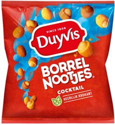 Borrelnootjes Duyvis cocktail zak 275gr 275 Gram