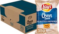 Chips Lay's Oven roasted paprika zakje 35gr 35 Gram