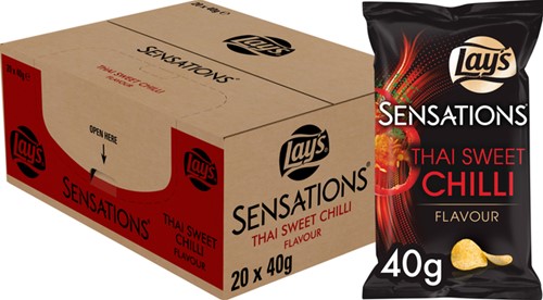 Chips Lay's Sensations Thai sweet chilli zak 40gr 40 Gram