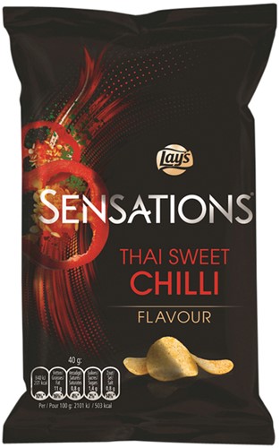 Chips Lay's Sensations Thai sweet chilli zak 40gr 40 Gram-2