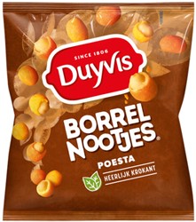 Borrelnootjes Duyvis poesta zak 275gr 275 Gram