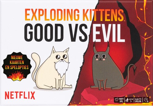 Kaartspel Exploding Kittens good vs evil 1 Stuk-2