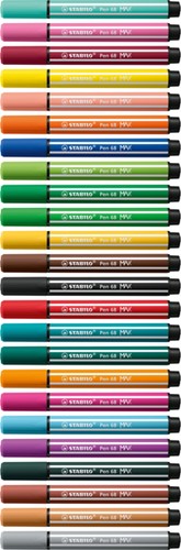 Viltstift STABILO Pen 68/30 Max bleek vermiljoen 1 Stuk-1