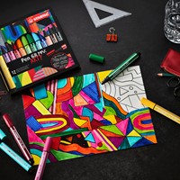 Viltstift STABILO Pen 68/75 Max sienna 1 Stuk-4