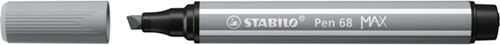 Viltstift STABILO Pen 68/95 Max middel koudgrijs 1 Stuk