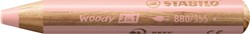 Kleurpotlood STABILO 880 woody 3 in 1 abrikoos 1 Stuk