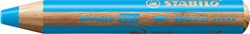 Kleurpotlood STABILO 880 woody 3 in 1 lichtblauw 1 Stuk