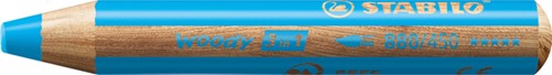 Kleurpotlood STABILO 880 woody 3 in 1 lichtblauw 1 Stuk