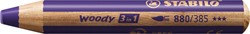 Kleurpotlood STABILO 880 woody 3 in 1 violet 1 Stuk