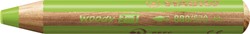 Kleurpotlood STABILO 880 woody 3 in 1 lichtgroen 1 Stuk
